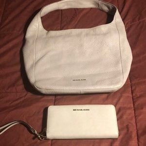 Michael Kors hobo bag and wristlet wallet